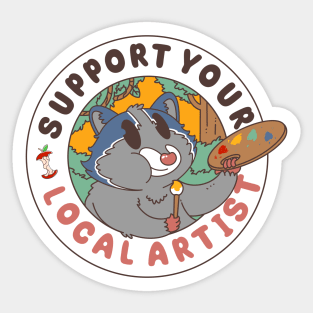 Support Your Local Artist Sticker